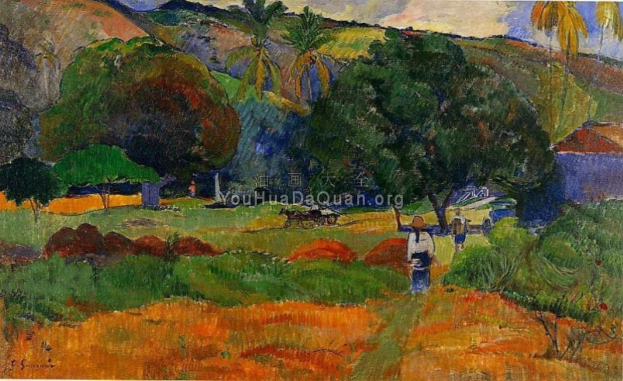 The Little Valley - 保罗·高更